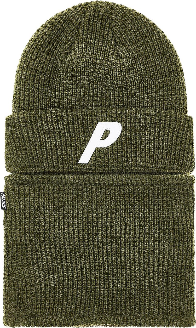 

Шапка Palace Zip Off Facewarmer P 'The Deep Green', зеленый