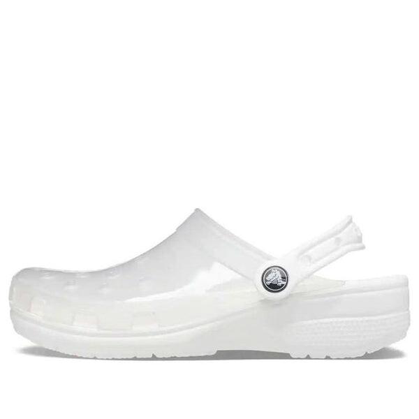 Сандалии jelly transparent white sandals Crocs, белый