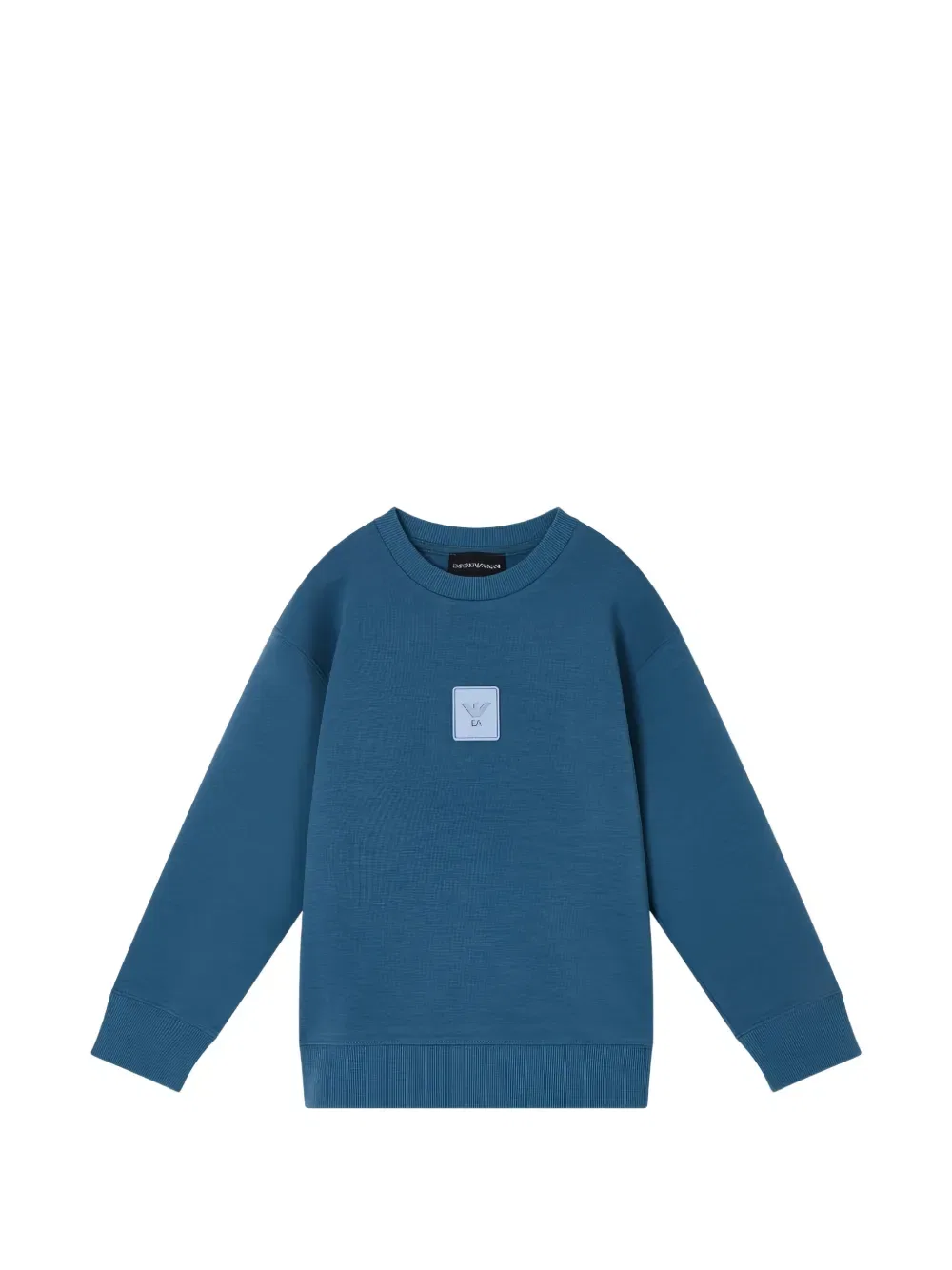 Толстовка с нашивкой Emporio Armani Kids, синий