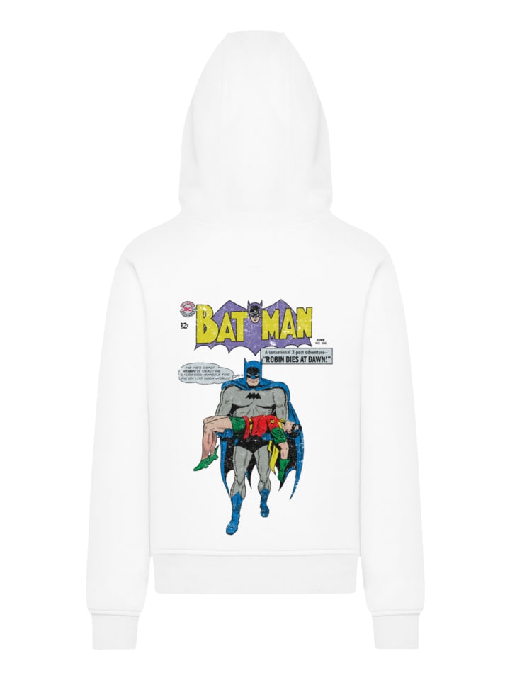 

F4NT4STIC Белая толстовка с капюшоном "Бэтмен Робин"