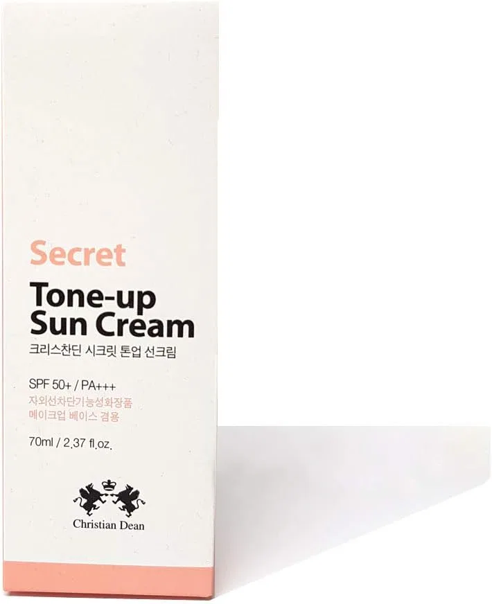 Солнцезащитный крем Christian Dean Secret Tone-up Sun Cream SPF50+ PA+++ 70 мл, 5 шт — фото 2