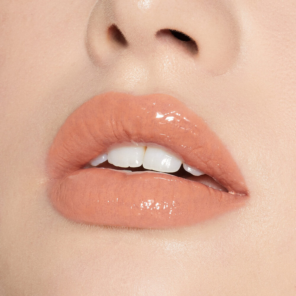 

Блеск для губ Kylie Cosmetics High Gloss, peachy nude/partner in crime