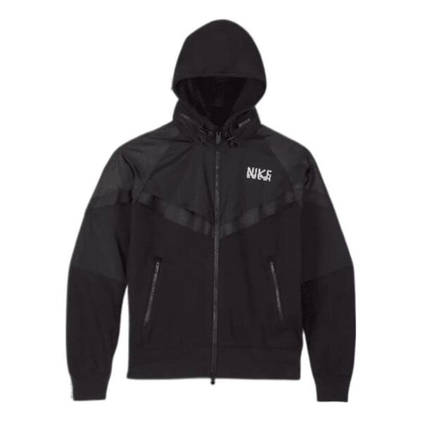

Куртка Nike x sacai Full-Zip Hoodie 'Black', черный