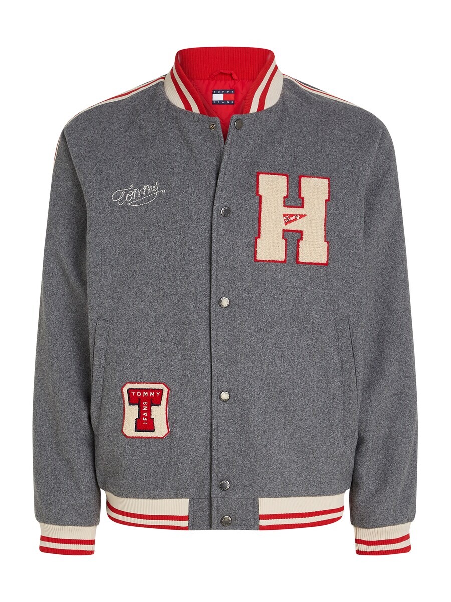 

Всесезонная куртка Tommy Jeans Between-Season Jacket, пятнистый серый