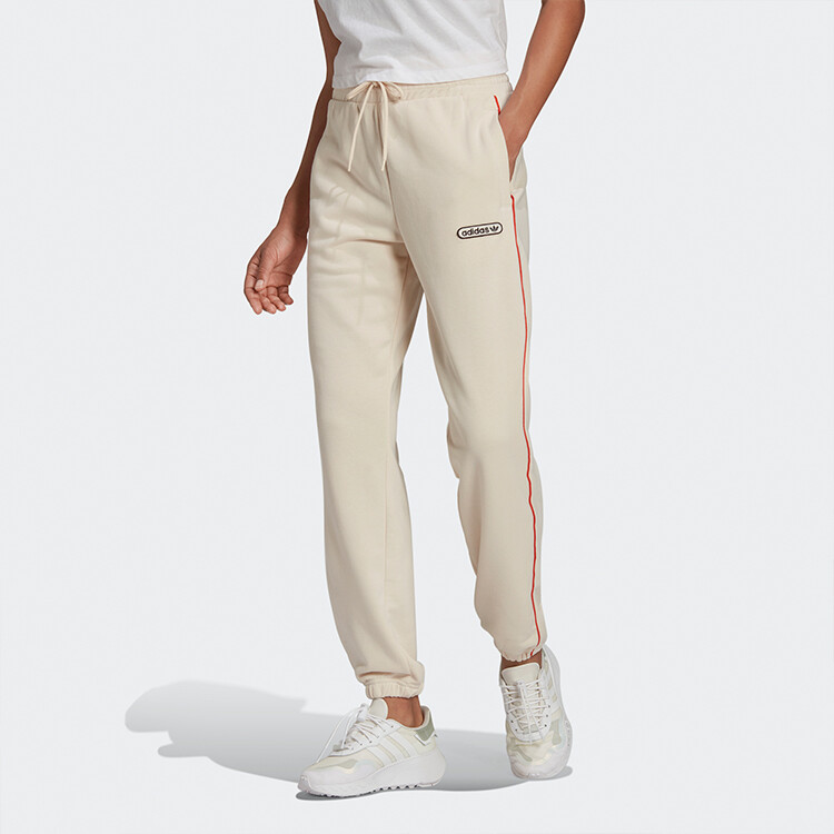 

Ретро Роскошные Трикотажные Спортивные Штаны Женские Желтые Adidas Originals