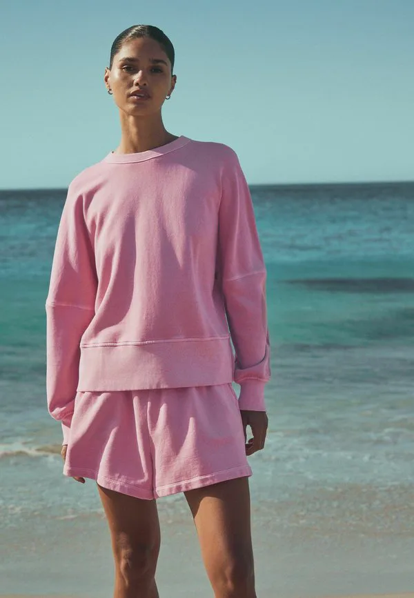 

Свитшот с круглым вырезом и эффектом потертости Next, Fluro Pink, Розовый, Свитшот с круглым вырезом и эффектом потертости Next, Fluro Pink