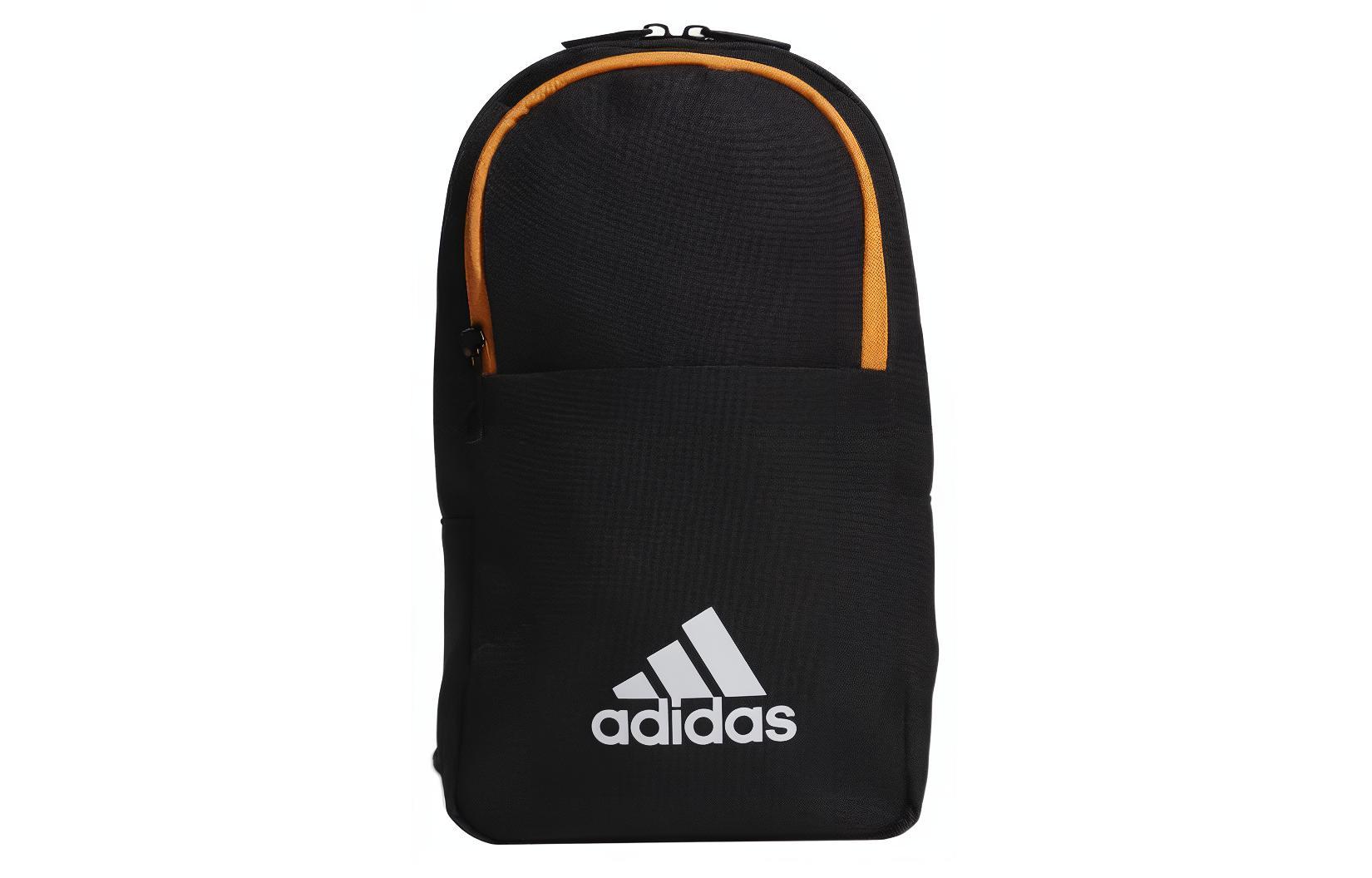 

Adidas Полиэстеровый наплечный рюкзак кроссбоди слинг унисекс черный, Black