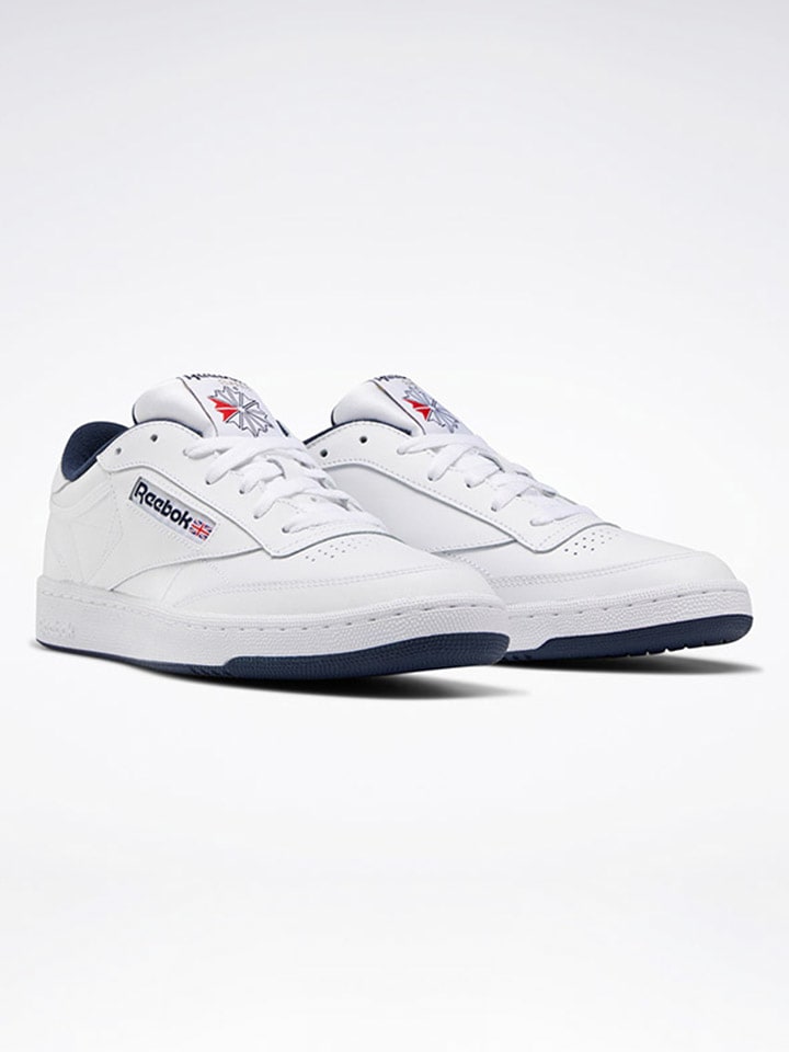 

Кроссовки на шнуровке Reebok, цвет weiß/dunkelblau