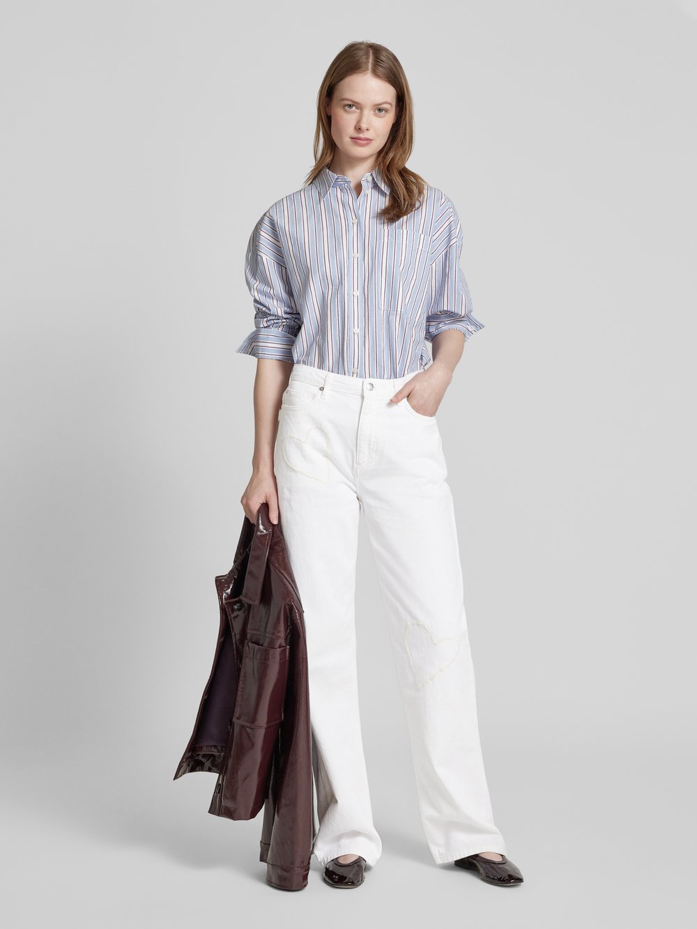 

Джинсы с 5-карманным дизайном, модель «ELIO» Zadig & Voltaire, белый