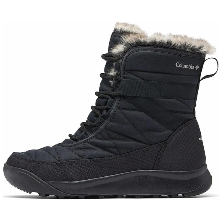 Женские зимние ботинки Columbia Minx Shorty 4 стеганые короткие, черный