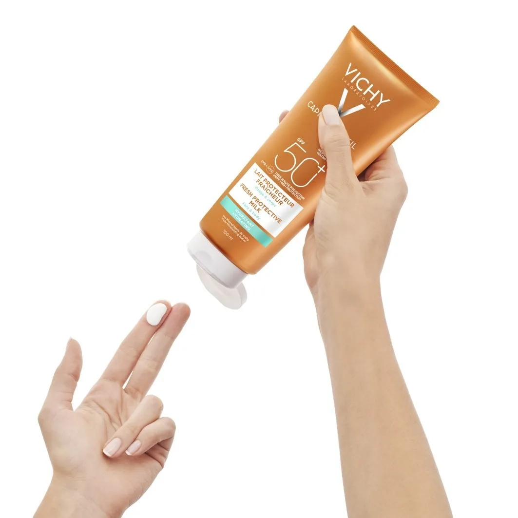 Солнцезащитный крем Capital Soleil Soleil Family Milk SPF 50+ Vichy, 300 мл — фото 4