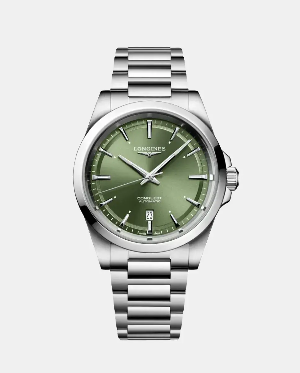 

Conquest L38304026 автоматические мужские часы из стали Longines, серебрянный
