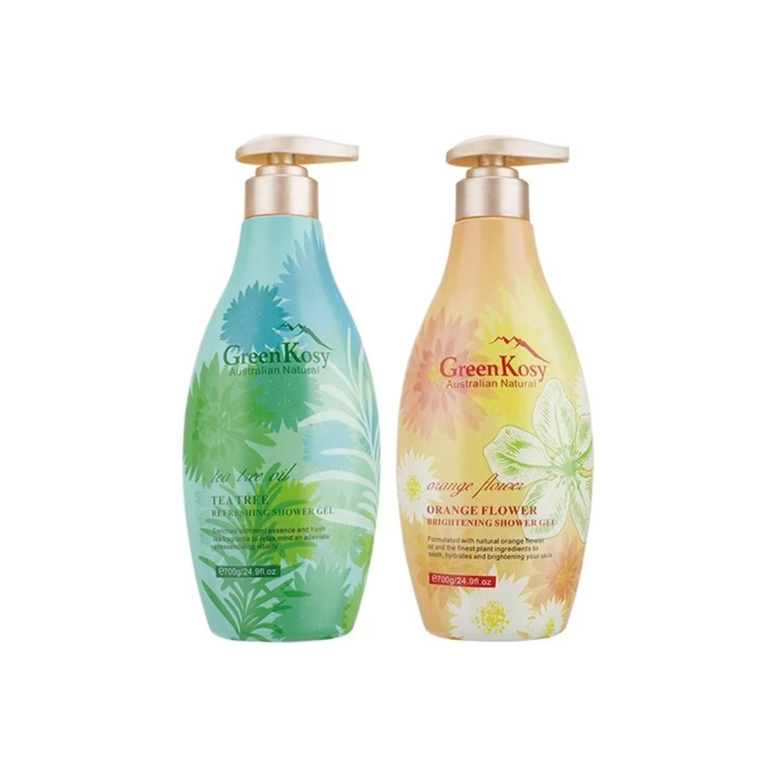 

Нероли чайное дерево гель для душа ароматический очищающий увлажняющий пот-пури 700г*2 GreenKosy