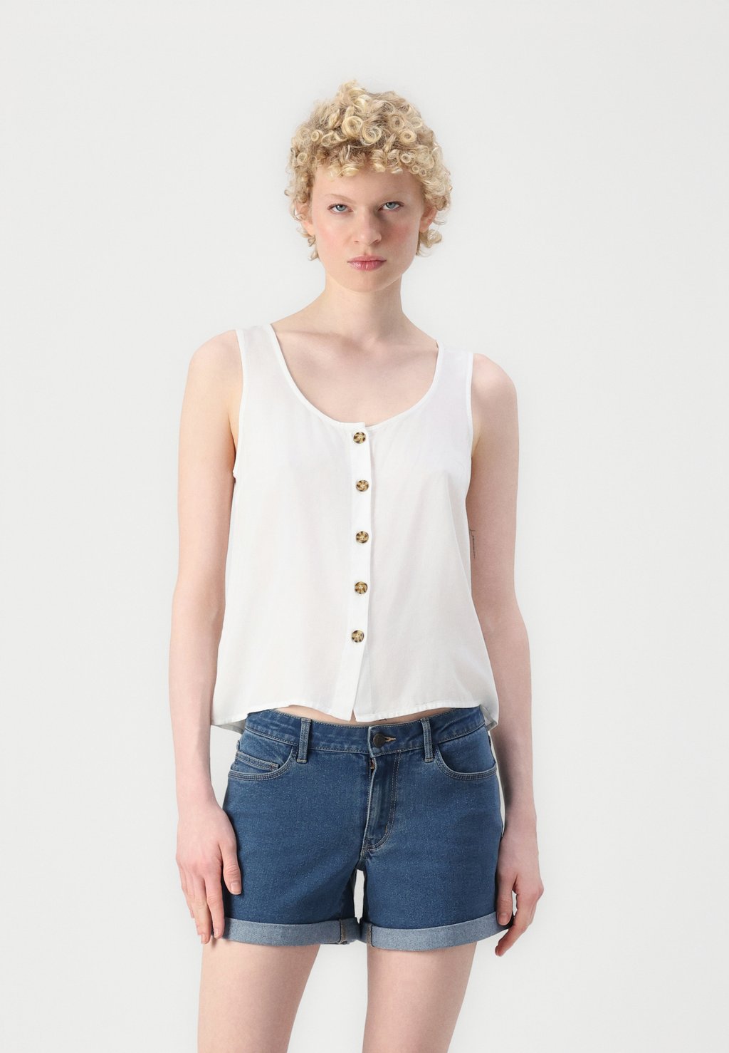

Жилет VMBUMPY SHIRT Vero Moda, белый