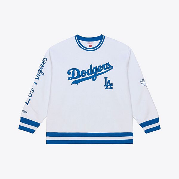 

Мужской белый свитшот los angeles dodgers из арктического флиса Mitchell & Ness