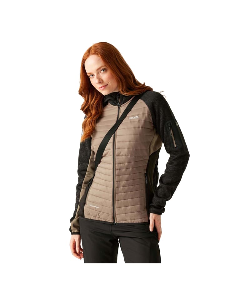 

Куртка Newhill из гибридного трикотажного флиса с капюшоном коричневого цвета Regatta