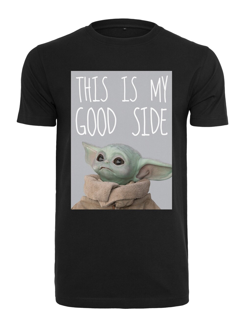 

Футболка стандартного кроя Mister Tee Baby Yoda Good Side, черный