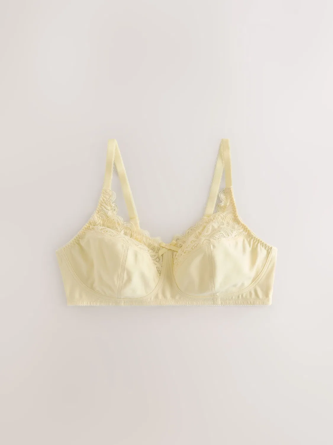 Классический бюстгальтер Next, Light Blue/Pastel Yellow/White — фото 3
