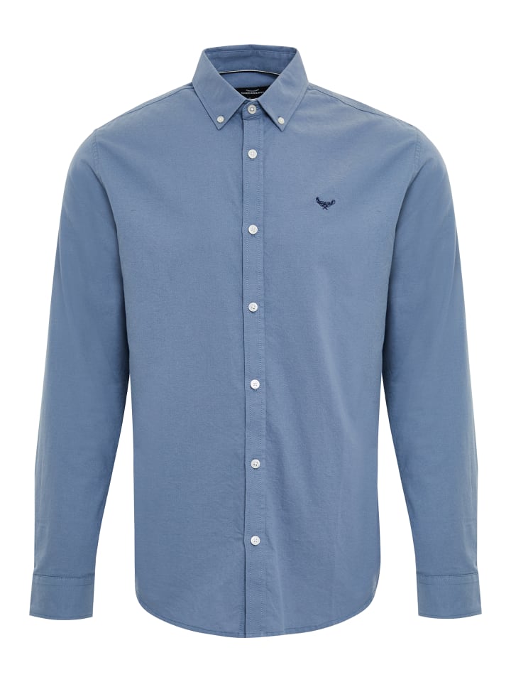 

Рубашка Threadbare, цвет solid denim