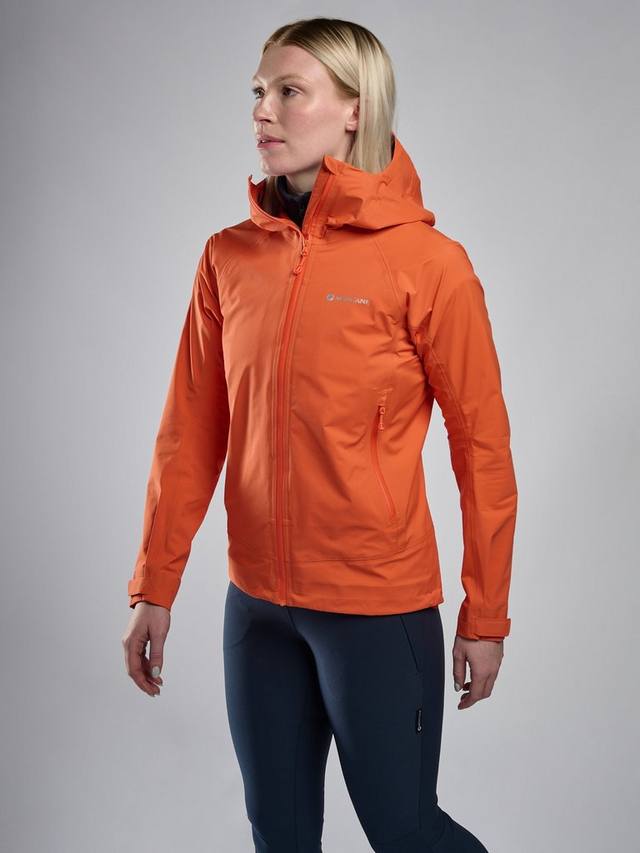 

Фаза легкая водонепроницаемая куртка Montane, цвет Tigerlily