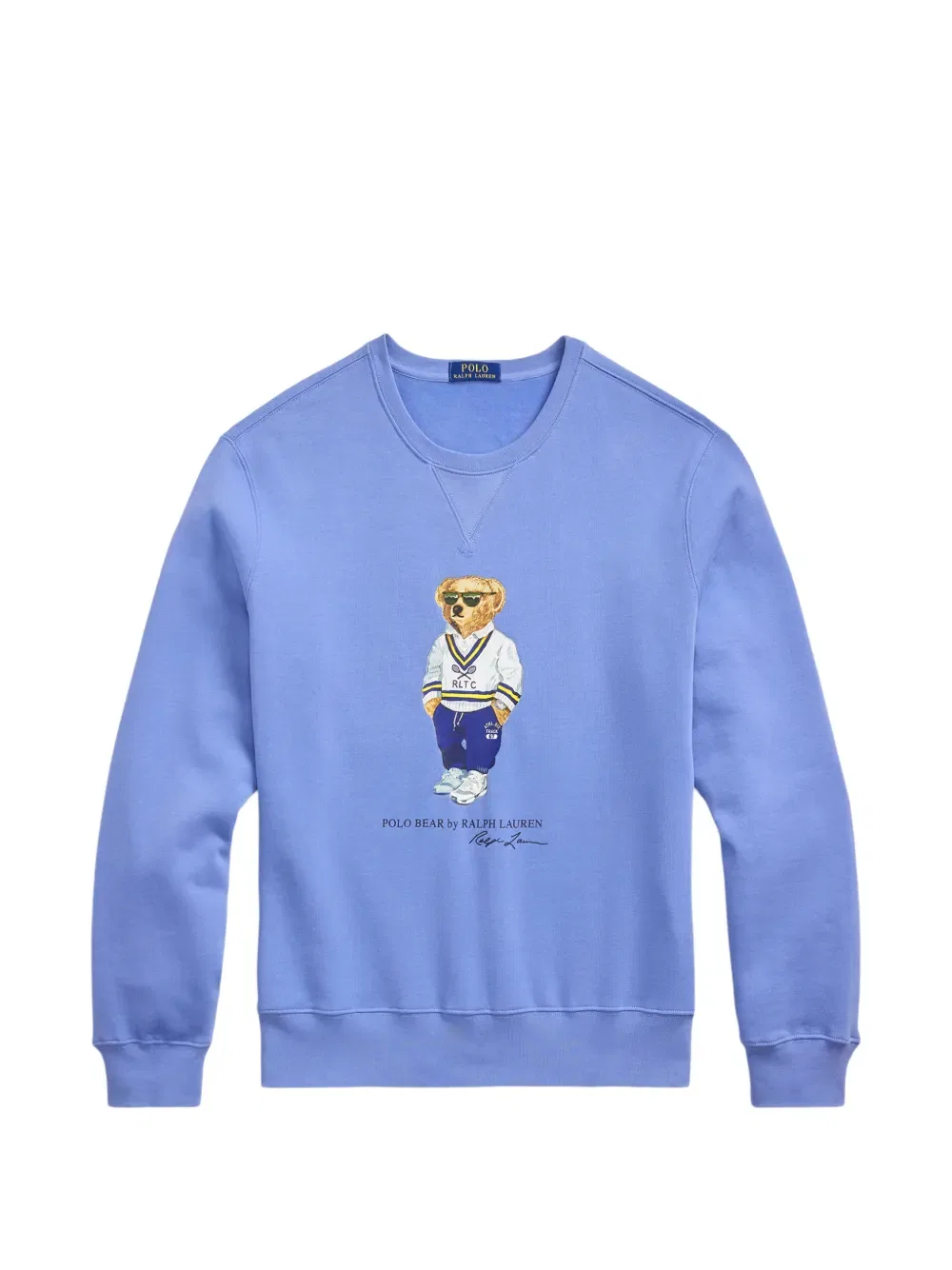 Толстовка с изображением медведя поло Polo Ralph Lauren, синий