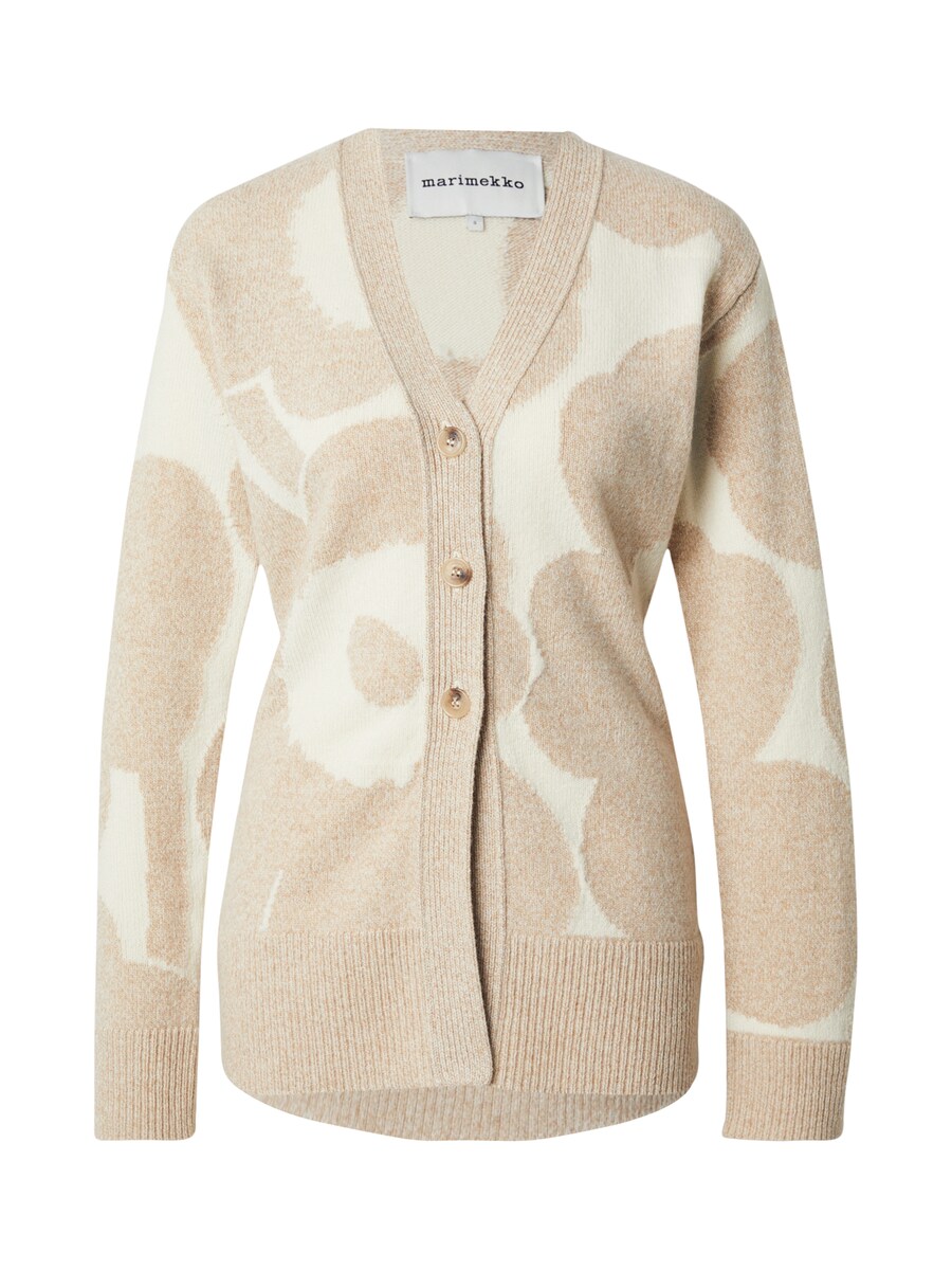 

Вязаный кардиган Marimekko KUMMA, Cream/mottled beige