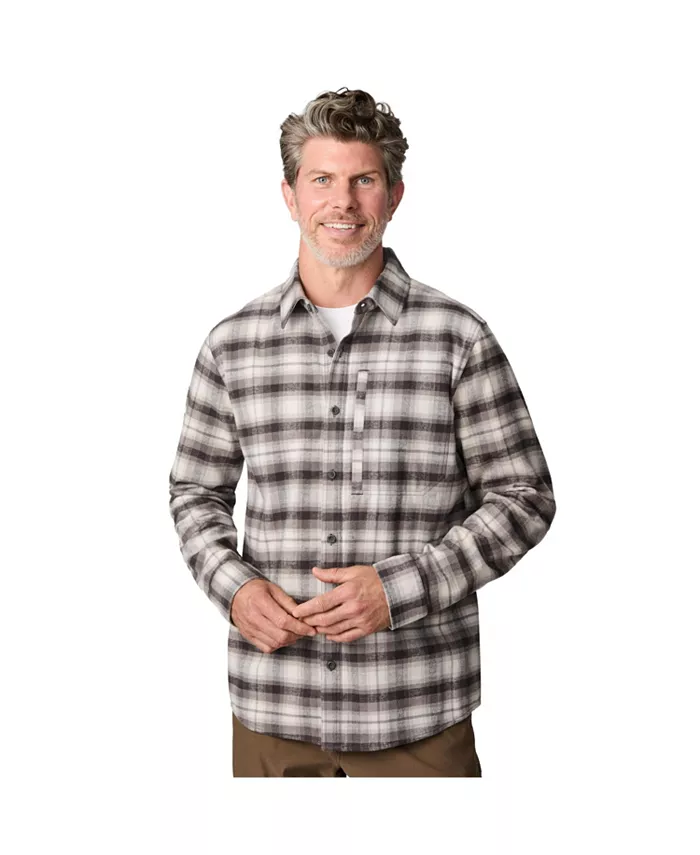 

Мужская фланелевая рубашка Easywear Free Country, коричневый