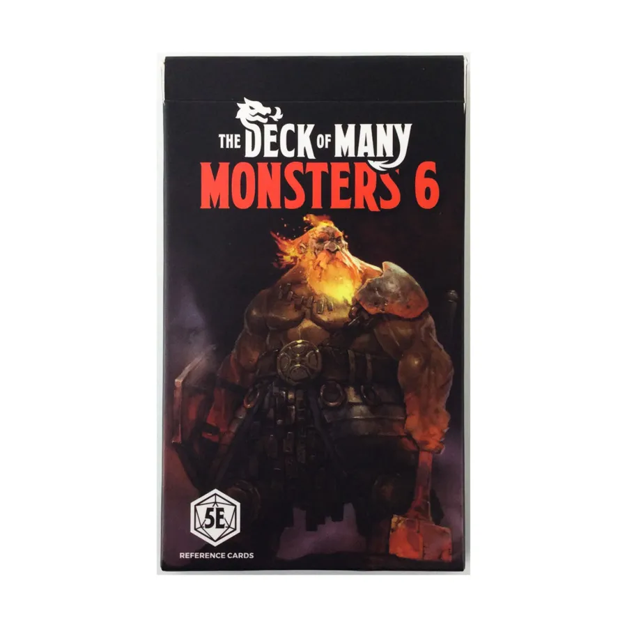 

Бокс-сет Deck of Many Monsters 6, 5e Reference Cards
