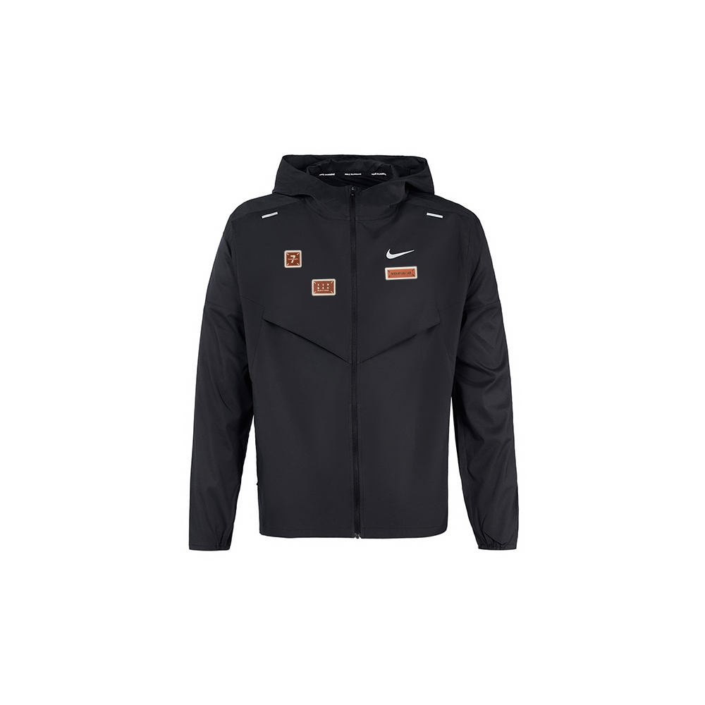 

Nike Мужская дышащая одежда с защитой от солнца черного цвета, Black