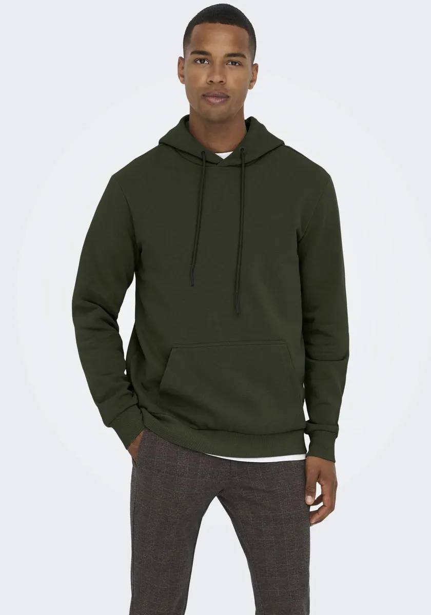 

Толстовка ONLY & SONS с капюшоном "ONSCERES HOODIE SWEAT NOOS", цвет Rosin
