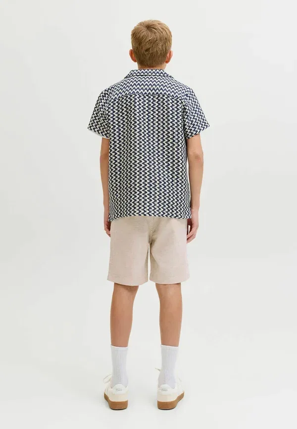 Шорты детские свободного кроя Jack & Jones Junior, лунный свет — фото 3