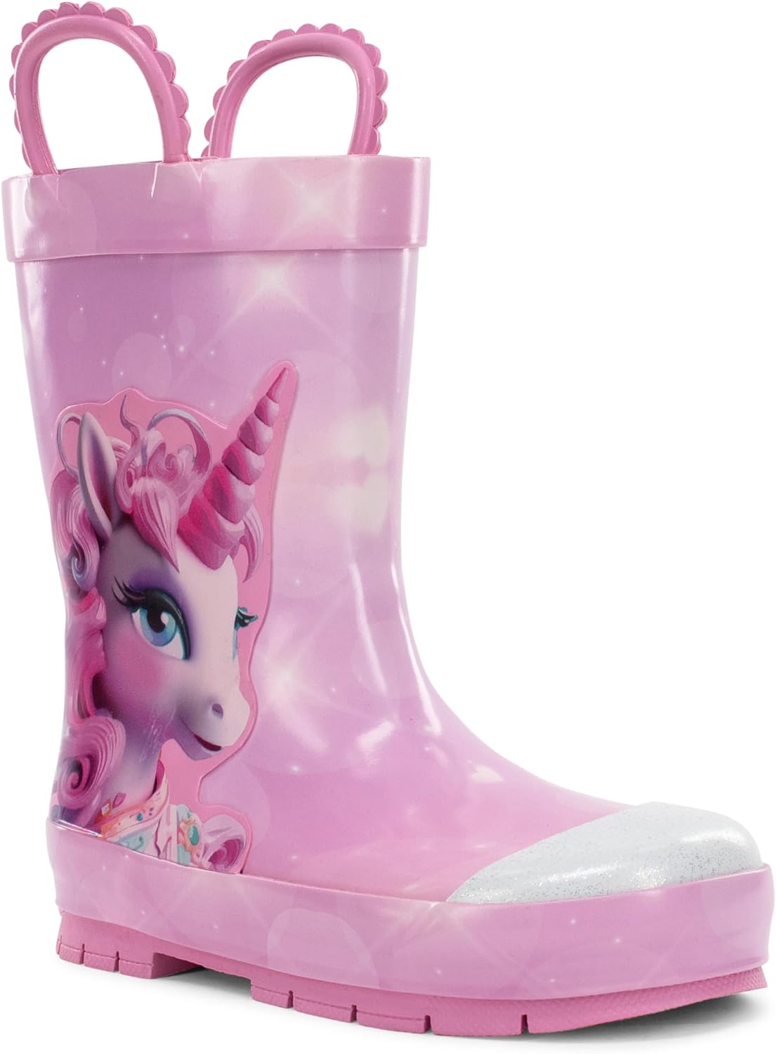 

Детские резиновые сапоги Western Chief с ручками для надевания - премиальные водонепроницаемые сапоги для мальчиков и девочек, Dream Unicorn