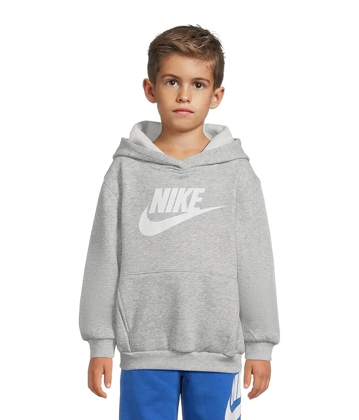 Худи Club Fleece Hoodie Nike Kids, Dark Grey Heather