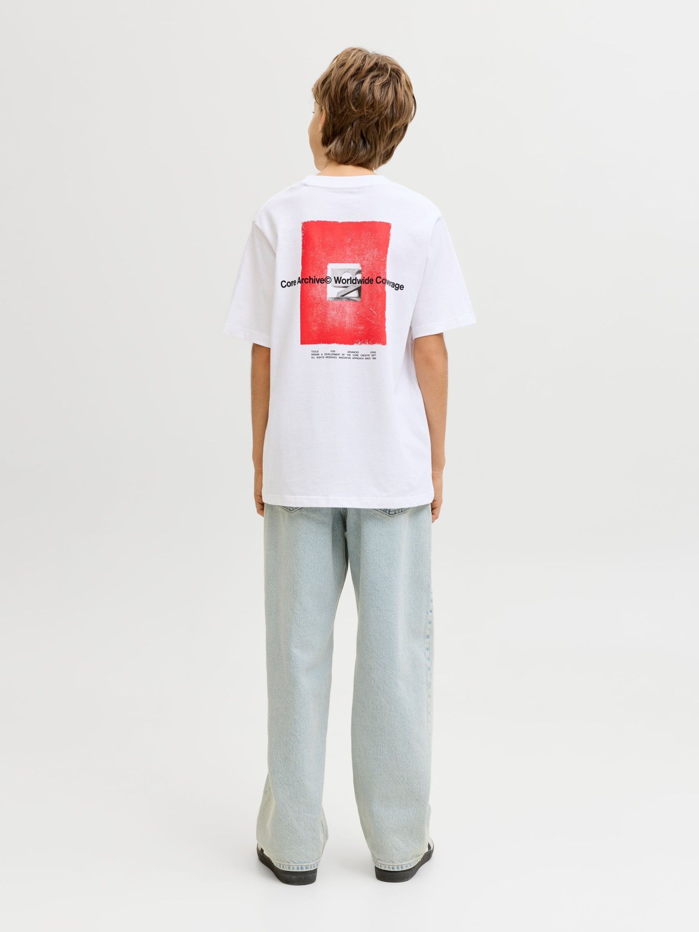 Jack & Jones Junior Футболка в белом цвете — фото 4