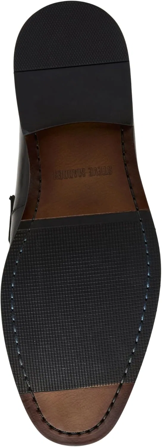 Лоферы Steve Madden, Black Leather — фото 4