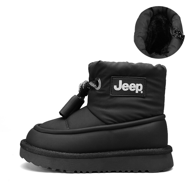 

Детские ботинки Детские черные Jeep, черный