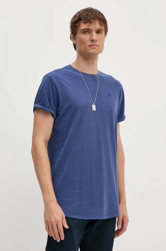 

Хлопковая футболка G-Star Raw, синий