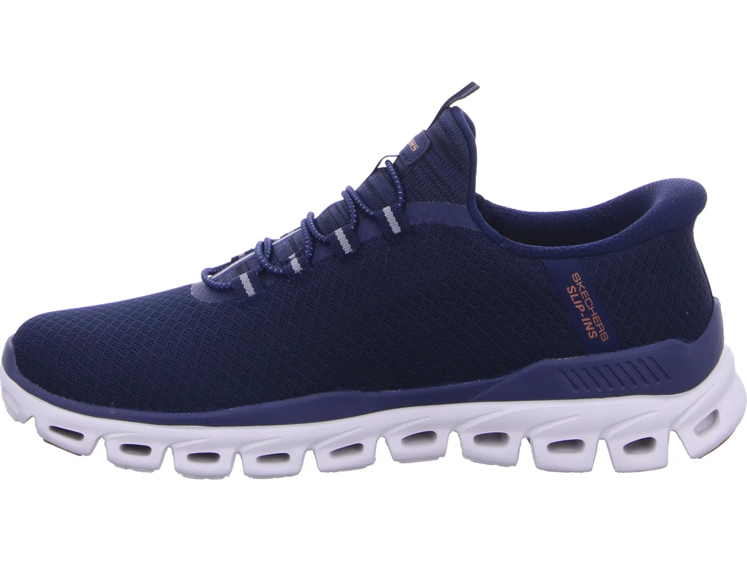 Слипперы Glide-Step Skechers, синий — фото 3