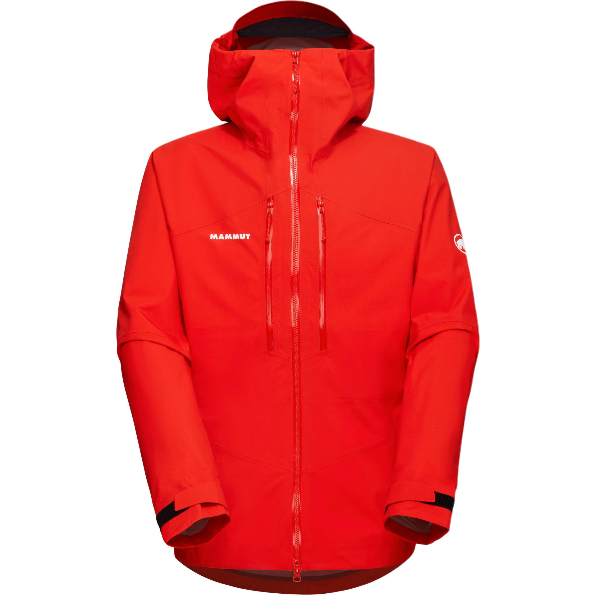 

MAMMUT Водостойкая ветрозащитная дышащая износостойкая ветровка мужская Forest Green, Mammoth Red