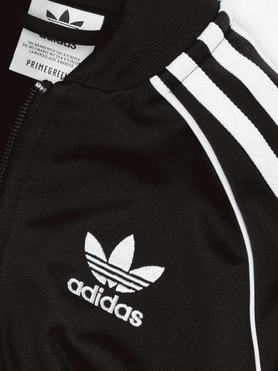 Толстовка трековая adidas Originals, Black / White — фото 4