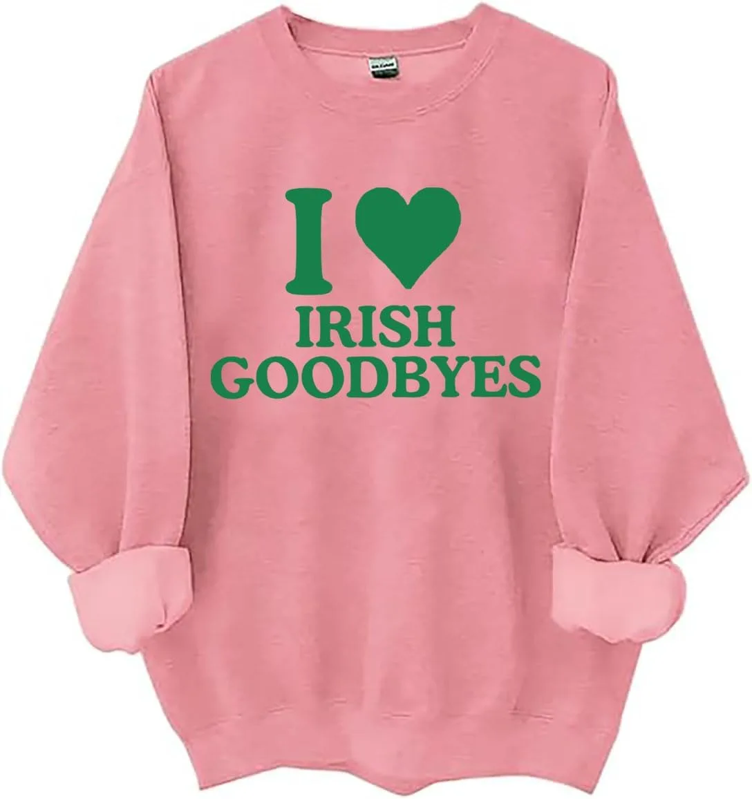 

Толстовка I Love Irish Goodbye, худи на День Святого Патрика Czbic