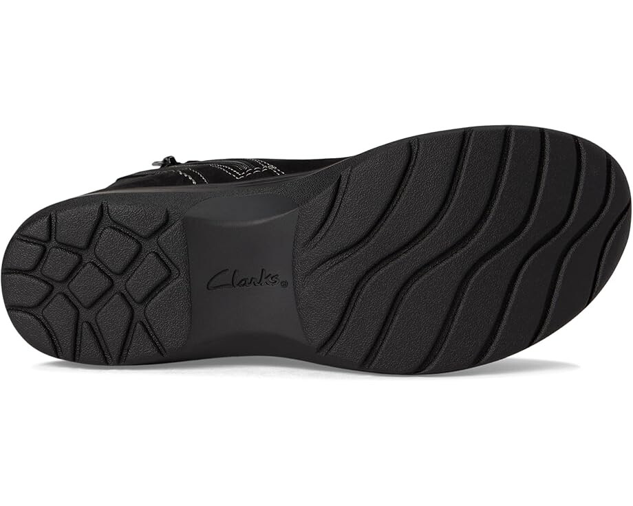 Ботинки женские Clarks Carleigh Style из нубука, черный — фото 3