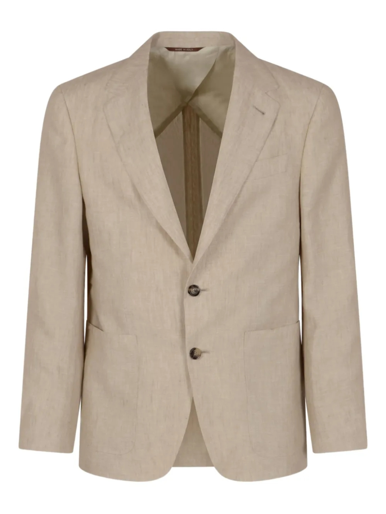 

Однобортный пиджак Canali, нейтральный