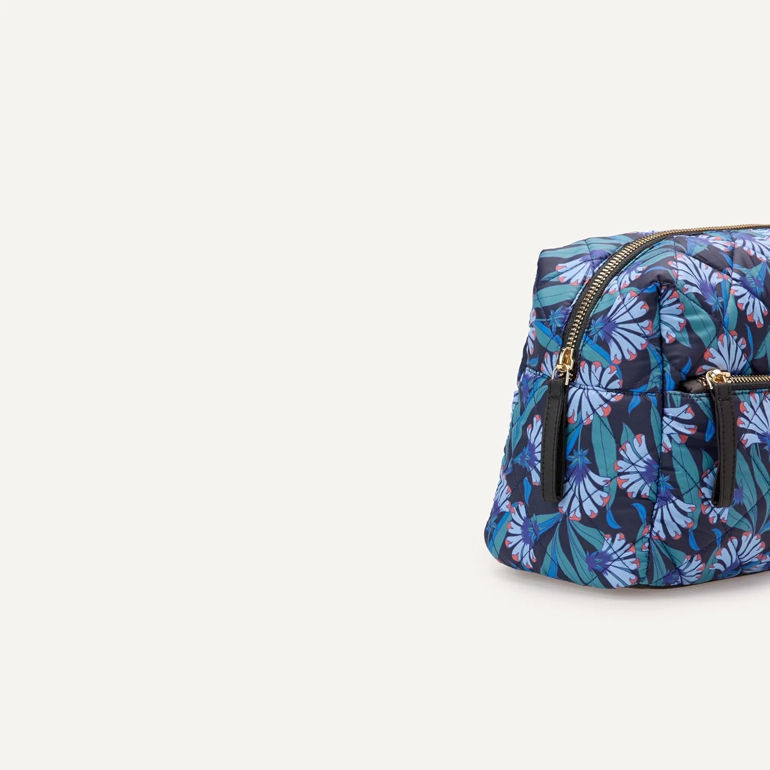 Стеганая дорожная косметичка «Aewm27055» от Amazon Essentials Amazon Essentials, Blue Floral — фото 2