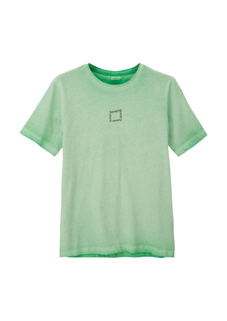 

Рубашка s.Oliver, цвет Grass green/Light green