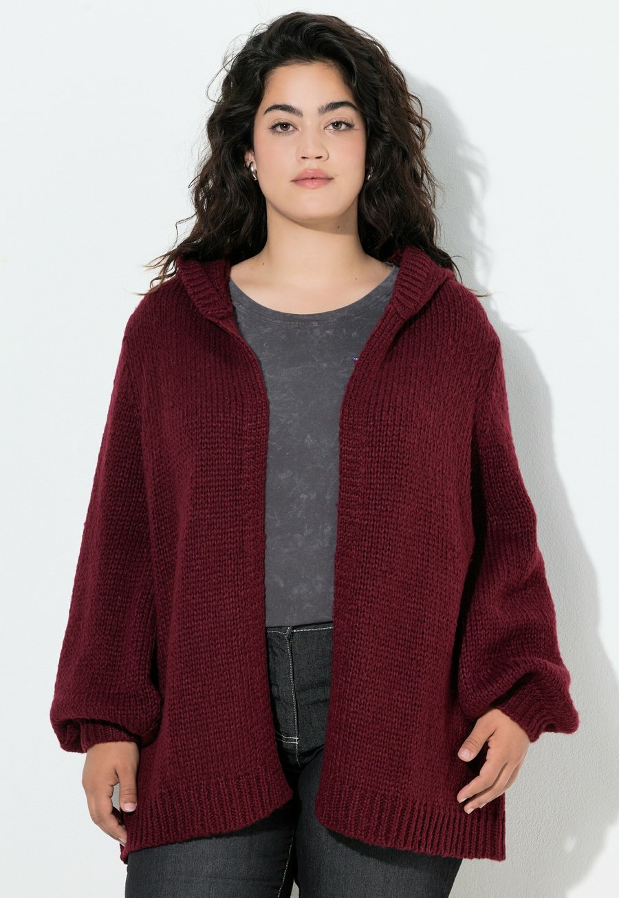

Кардиган Angel of Style KAPUZEN-STRAIGHT FIT BALLON-LANGARM, Dark Claret/Berry