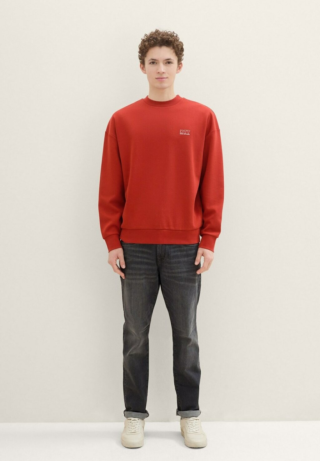 

Толстовка RELAXED MIT PRINTS TOM TAILOR DENIM, красный