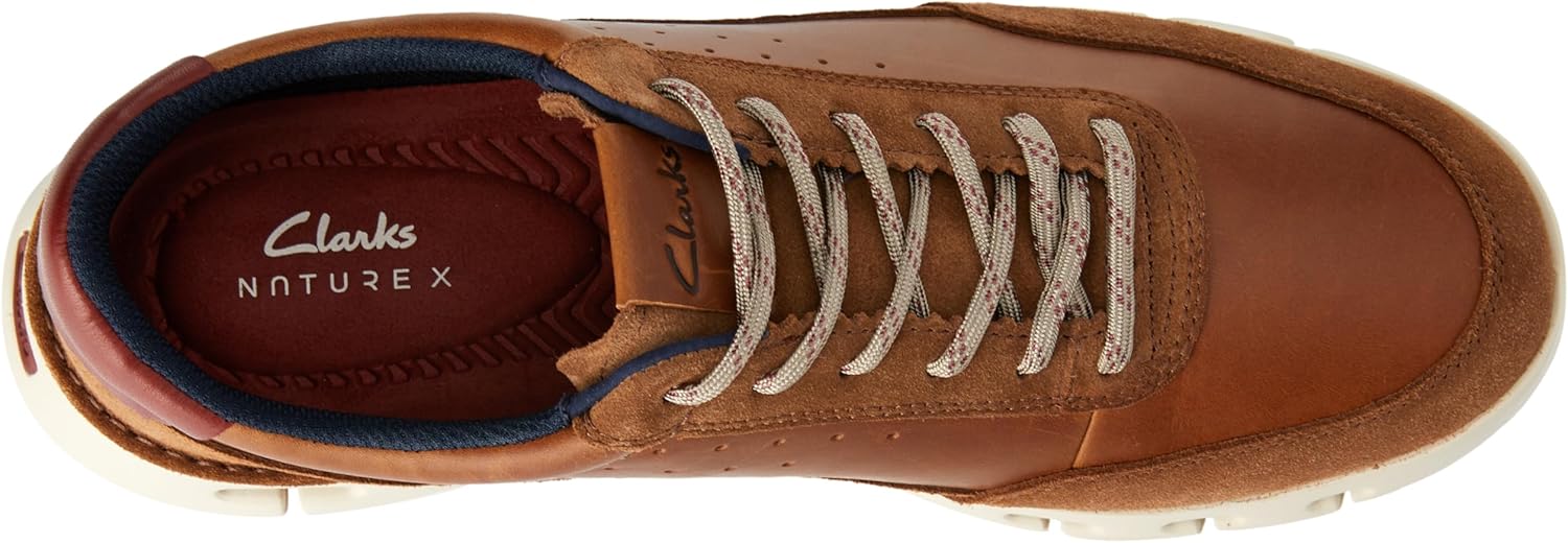 Мужские кроссовки Clarks Mens Nature X One, Dark Tan Lea — фото 3