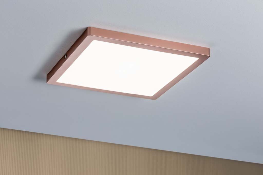 

Paulmann WallCeiling Atria Светодиодная панель 300х300мм 20Вт 4000К розовое золото матовое 230В пластик13064