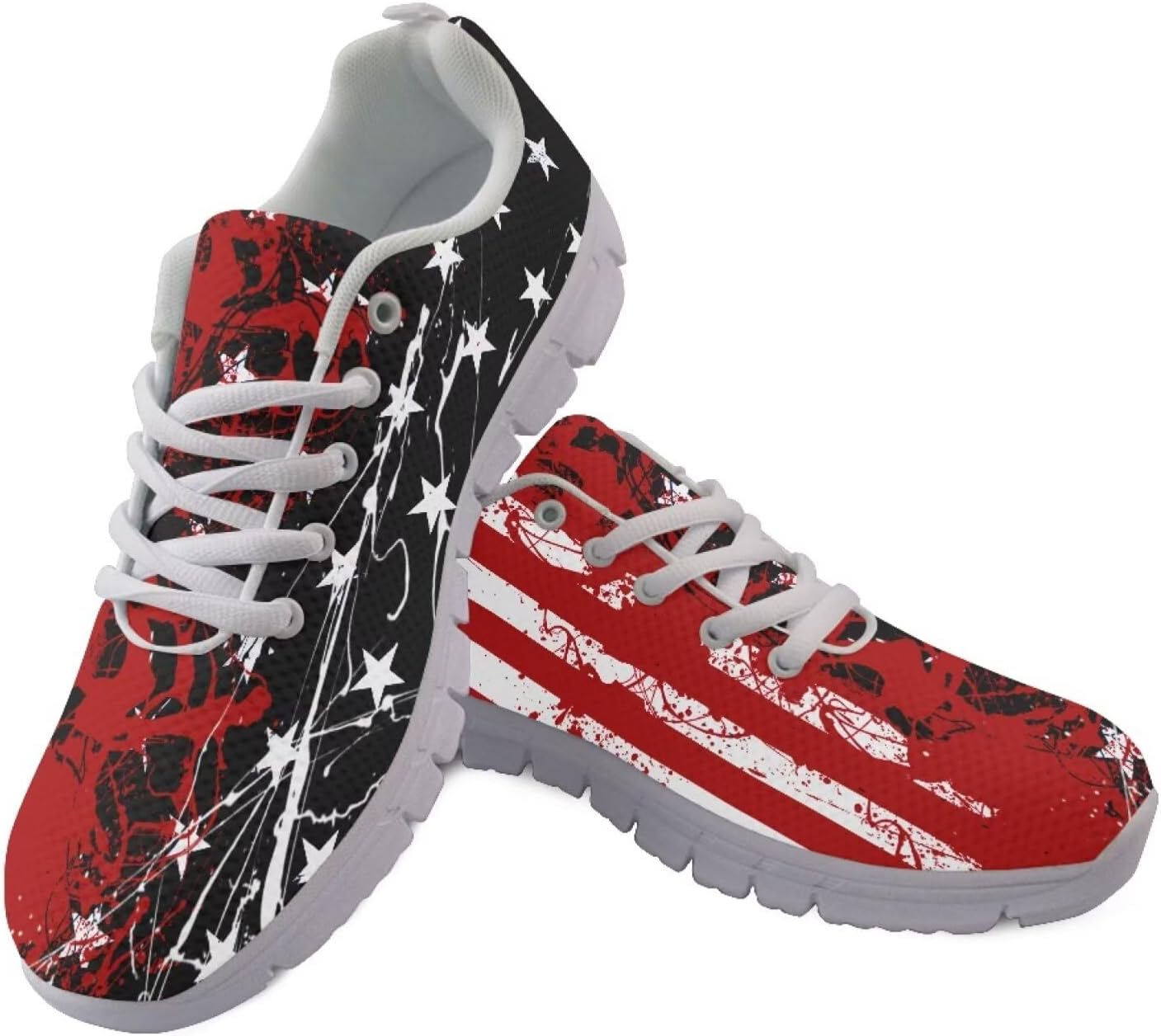 

Мужские повседневные кроссовки PinUp Angel из легкой дышащей сетчатой ткани для работы, путешествий и повседневных дел, красный